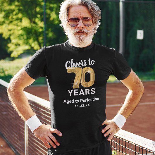 完璧に熟成 70歳の誕生日Tシャツ Tシャツ