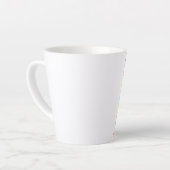 完璧に素晴らしい感動的虹 カフェラテマグ (左アングル)