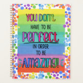 完璧に素晴らしい感動的虹 プランナー手帳 (正面)