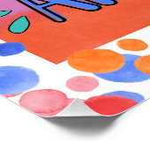 完璧に素晴らしい感動的虹 ポスター (コーナー)