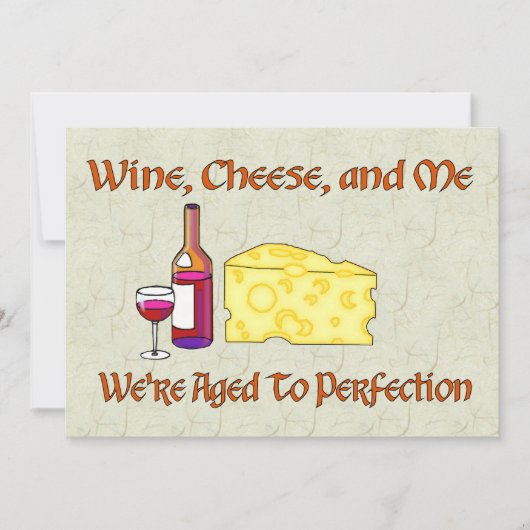 完璧に老いている 招待状 (正面)