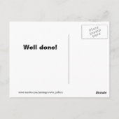 完璧より完了の方が良い ポストカード (裏面)