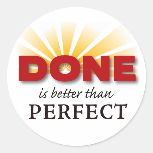 完璧より良い ラウンドシール (正面)