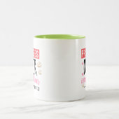 完璧より進歩 コーヒーマグ ツートーンマグカップ (中央)