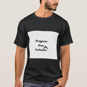 完璧より進歩 パワーリフティング ジム モチベーション Tシャツ