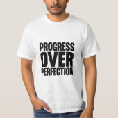 完璧より進歩 Tシャツ (正面)