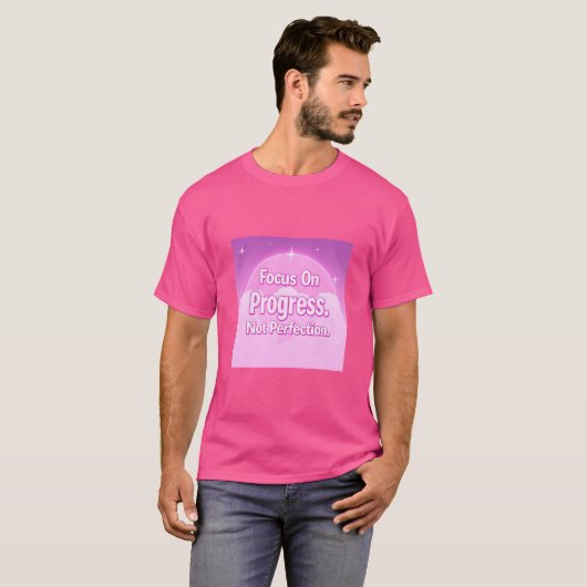 完璧を目指さず、進歩にフォーカスする – 本当の鍵は Tシャツ (正面フル)