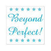 「完璧を超えて!」 ターターゴム印 セルフインキングスタンプ (デザイン)