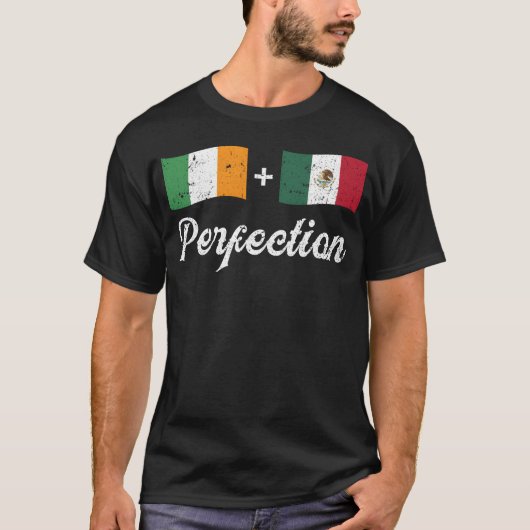 完璧アイルランドメキシカン旗シンコデマヨ5日 f tシャツ (正面)