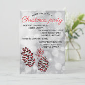 完璧エレガントなクリスマス招待状 招待状 (スタンド正面)