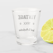 完璧カスタムなショットグラスに熟成した誕生年 ショットグラス (裏面)