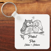 完璧カスタムペアの組み合わせ キーホルダー (正面)