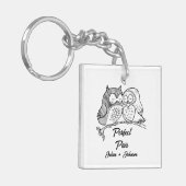 完璧カスタムペアの組み合わせ キーホルダー (正面左)