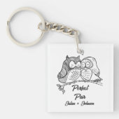 完璧カスタムペアの組み合わせ キーホルダー (正面)