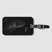 完璧カッコいいな素晴らしブラックモンキー  ラゲッジタグ (正面横)