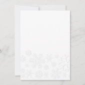 完璧クールなクリスマス招待状 招待状 (裏面)