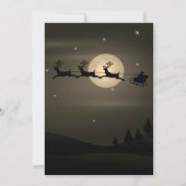 完璧クールなクリスマス招待状 招待状 (裏面)