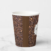 完璧パーソナライズされたなコーヒー豆ブレンドシンプル 紙コップ (右)