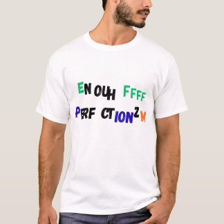 完璧主義にサヨナラ | ユーモア溢れるセルフケアギフト Tシャツ
