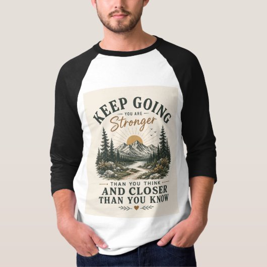 完璧主義より進歩にフォーカス トレーナー Tシャツ (正面)