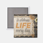 完璧前向きな体健康のための肯定 マグネット (正面/裏面)