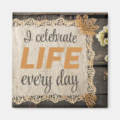 完璧前向きな体健康のための肯定 マグネット (正面)