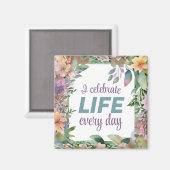 完璧前向きな体健康のための肯定 マグネット (正面/裏面)