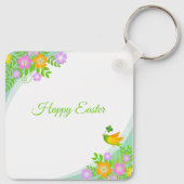 完璧、カッコいいハッピーイースター、卵 キーホルダー (裏面)