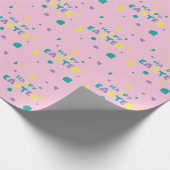 完璧、カッコいいハッピーイースター、卵 ラッピングペーパー (角)