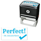 "完璧！" +学校先生の名前ゴム印 セルフインキングスタンプ (インサイチュ)