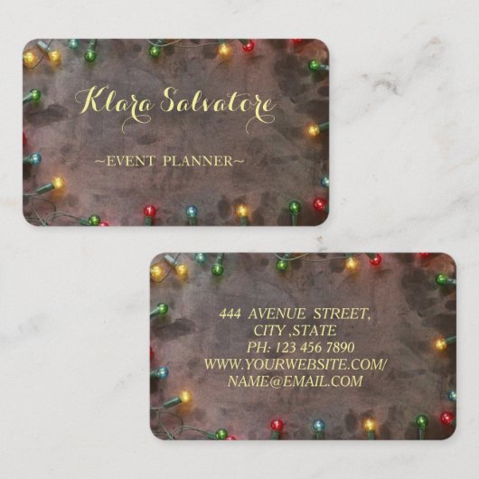 完素晴らし全クカラフルラティマス 名刺 (正面/裏面)