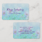 完素晴らし璧な花モダン 名刺 (正面/裏面)