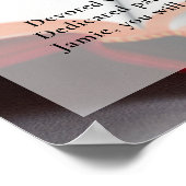 宗教お祝いカスタム写真葬儀 ポスター (角)