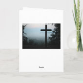 宗教かわいらしのクリスマスカードを渡る シーズンカード (裏面)