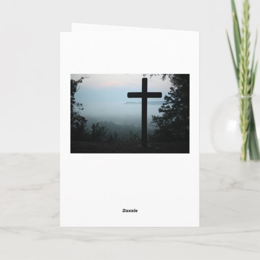 宗教かわいらしのクリスマスカードを渡る シーズンカード (裏面)