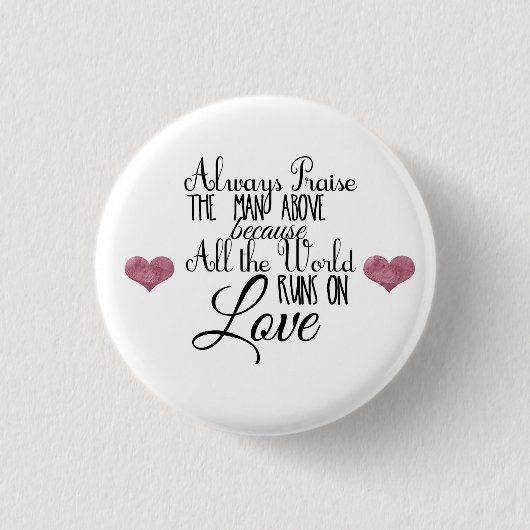 宗教ことわざボタン 缶バッジ (正面)