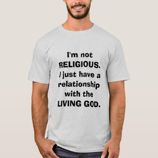 宗教ではないけれど、ヨハネ 3:16 Tシャツ (正面)