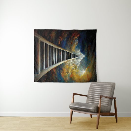 宗教とアフター絵画ライフの天国への階段 タペストリー (インサイチュ(横))