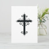 宗教とオーナメント サンキューカード (スタンド正面)