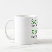 宗教と科学 コーヒーマグカップ (左)