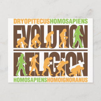 宗教と進化 ポストカード