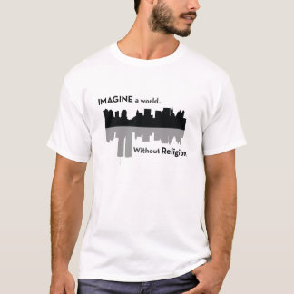 宗教なしで世界を想像して下さい Tシャツ