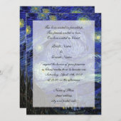 宗教のバ結婚ン・ゴッホ・スター・ナイト 招待状 (正面/裏面)