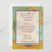 宗教のヴァン結婚ゴッホ12ひまわり 招待状 (正面)