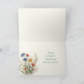 宗教の先生への感謝カード サンキューカード (内部)