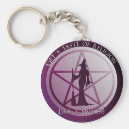 宗教の味を覚えなさい。魔女をなめ！ キーホルダー