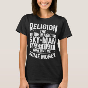 宗教の大きな魔法スカイマンは今それを作ったGiv Tシャツ