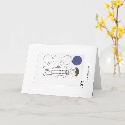 宗教の挨拶状 カード (黄色い花)