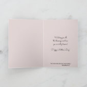 宗教の母の日聖テレース·ゼリー·マーティン カード (内部)