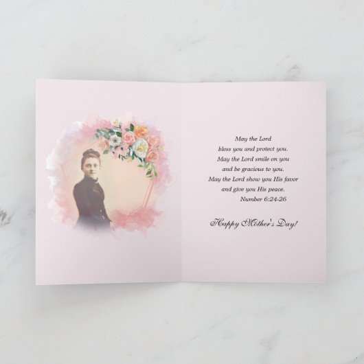 宗教の母親の日聖テレーズ·カトリック·カード カード (内部)